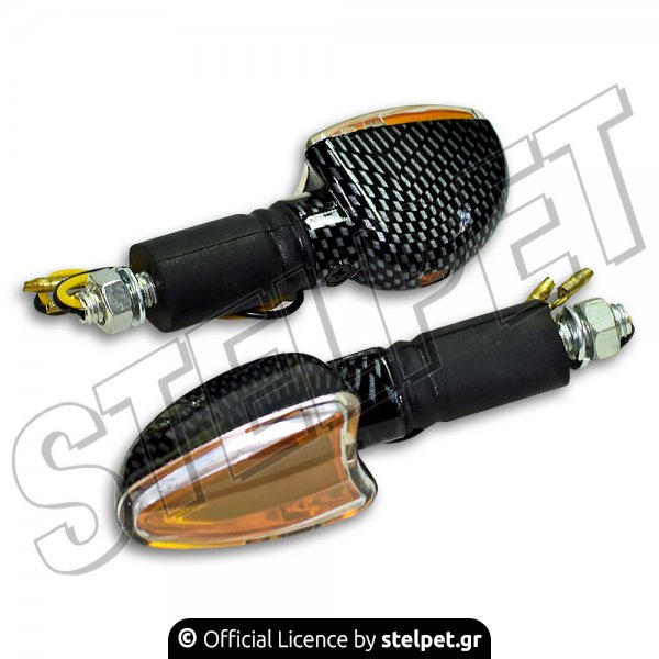 Φλας μίνι universal 175 τριγωνικά μακρυά carbon/διάφανα Fuego